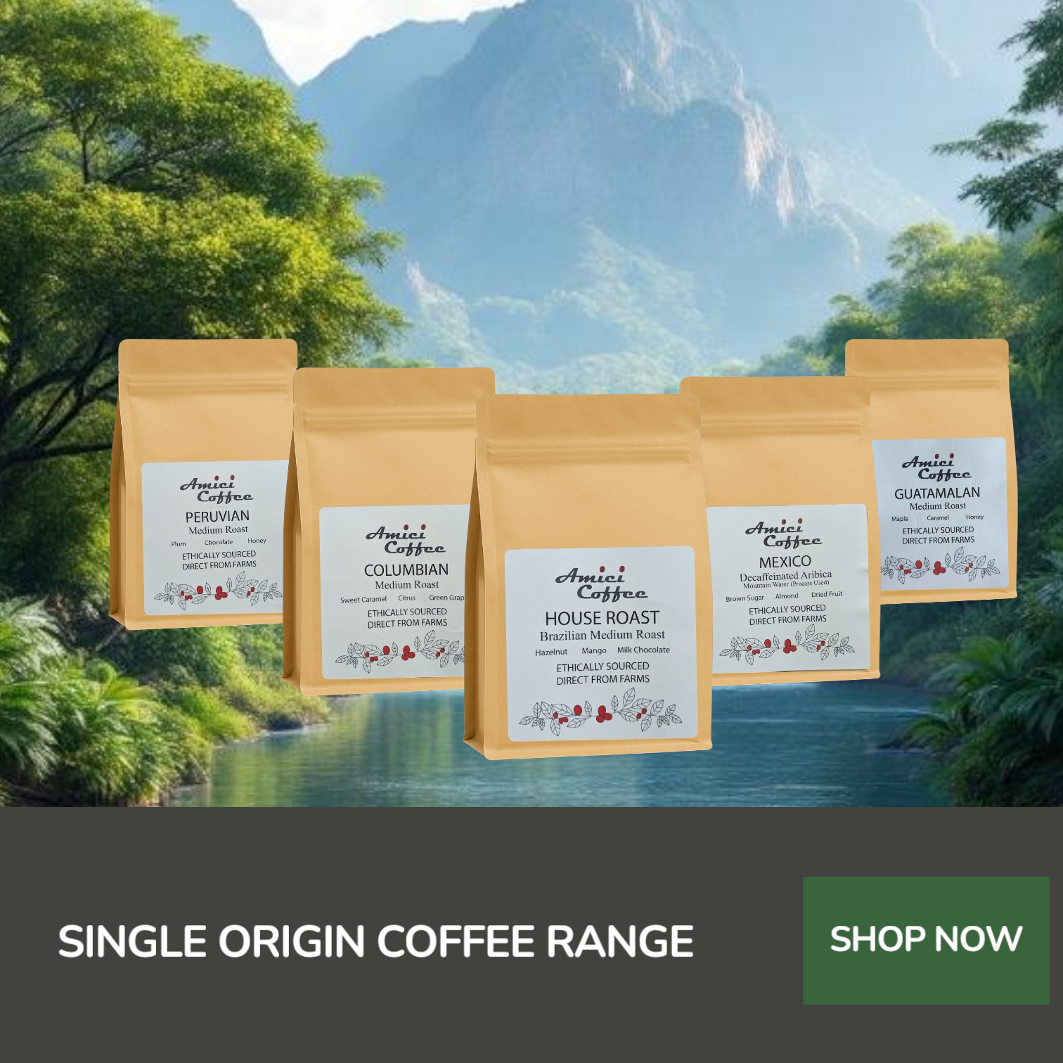 Single Origin Coffees