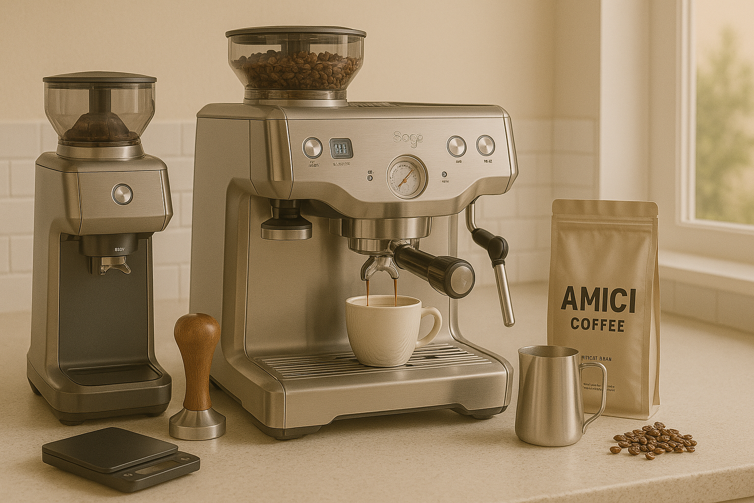 Home Barista Setup Essentials: Everything You Need with Your Sage Machine