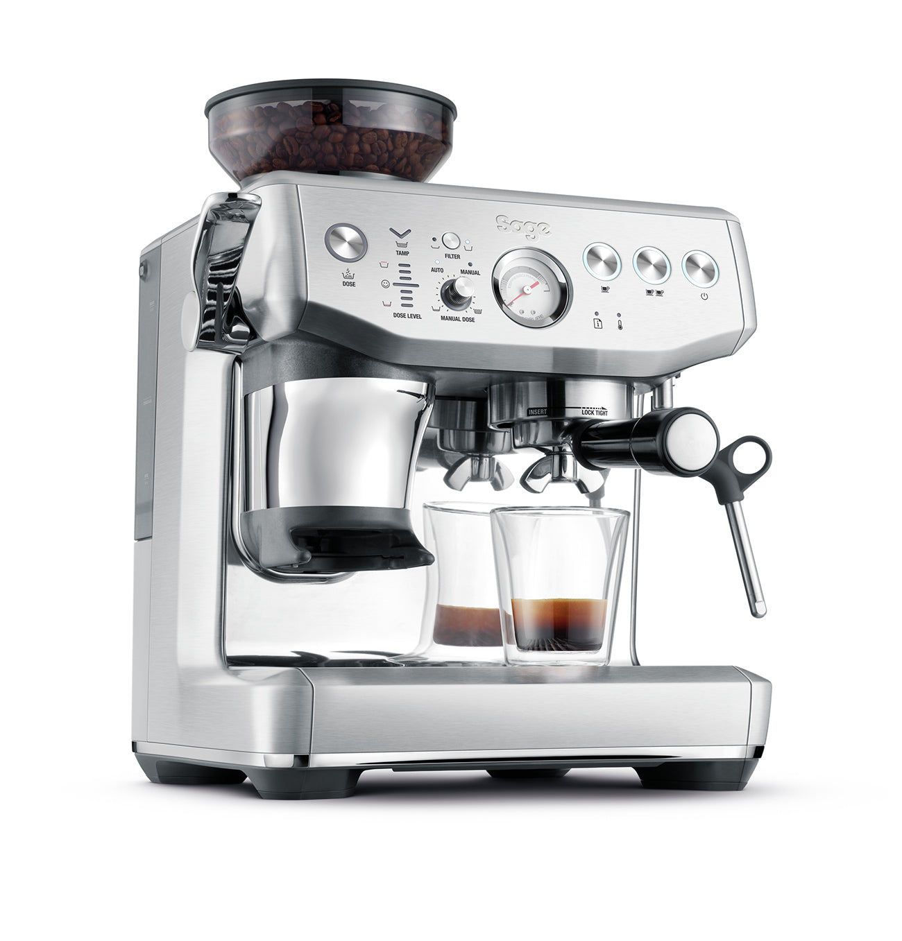 Sage Barista Express Impress Espresso Machine (Stainless Steel) - Amici Coffee Store