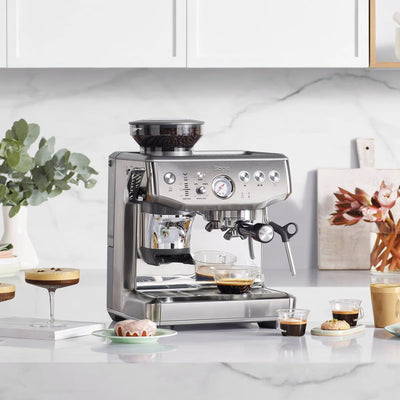 Sage Barista Express Impress Espresso Machine (Stainless Steel) - Amici Coffee Store